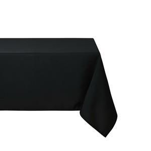 Stof Textiles Tafelkleed - 145 x 240 cm - zwart - Tafellaken -