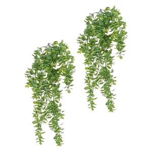 Louis Maes kunstplanten - 2x - Buxus - groen - hangende takken bos van 150 cm -