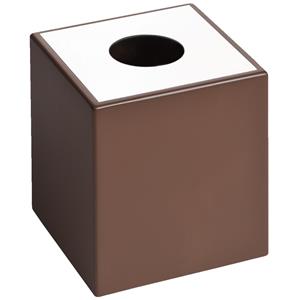 Vega Glazen vaas Module Community; 10x10x11 cm (LxBxH); bruin