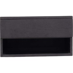 Giga Meubel  Nachtkastje Zwevend Zwart 45cm - 1 lade - Tessa