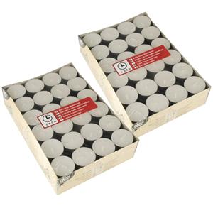 Conpax Candles Waxinelichtjes - 216x stuks - 72 stuks - 6 branduren - Theelichtjes - kaarsjes -