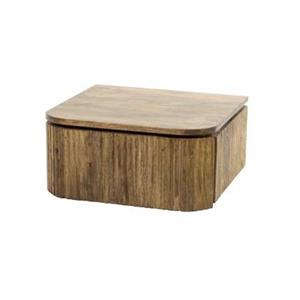 Fraaai  Sedona nachtkastje zwevend mangohout zandkleur
