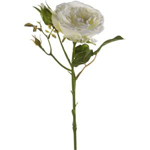 Emerald Kunstbloem roos Anne - creme wit - cm - decoratie bloemen -