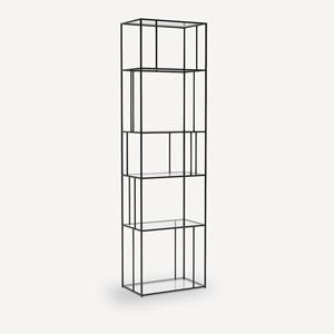 AM.PM Boekenrek Parallel in staal en glas