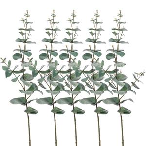 Shoppartners Set van 5x stuks Groene Eucalyptus kunsttakken kunstplant 68 cm -