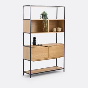 LA REDOUTE INTERIEURS Moduleerbare etagère, 2 nissen, 2 deuren, Volga