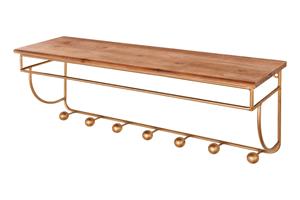 Invicta Interior Kapstok HERITAGE 80cm ijzer naturel grenenhout - 44479