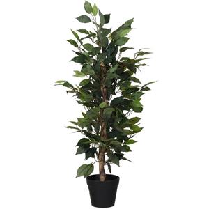 Merkloos Kunstplant Ficus groen 95 cm -