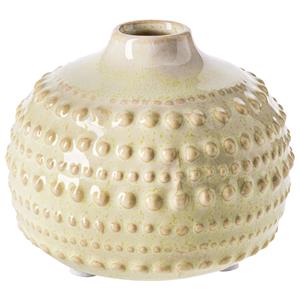 Vaas Bogdana; 9.8x8 cm (ØxH); beige; 2 stuk / verpakking
