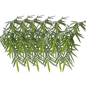 Merkloos Kunstplant bamboe - 6x - groen - UV bestendig - 82 cm -