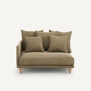 AM.PM Halve bank in stonewashed fluweel, Lazare