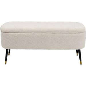 Kare Design Kare Bank met opbergruimte Rico White
