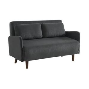 Sweeek  2-zits corduroy slaapbank met houten poten