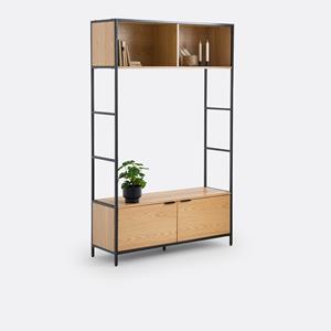 LA REDOUTE INTERIEURS Moduleerbaar TV-meubel, 2 nissen, 2 deuren, Volga