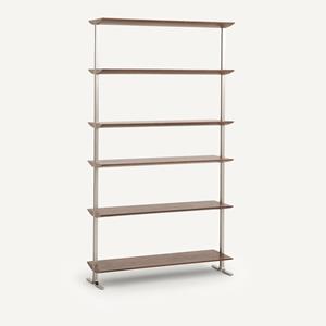 AM.PM Boekenrek in notenhout L100 cm, Livel