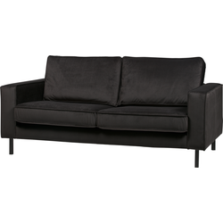 Woood Robin 2,5-Zits Bank - Fluweel - Grijs - 80x180x93