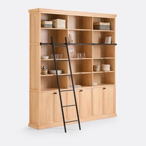 LA REDOUTE INTERIEURS Boekenkast in grenen met ladder, Dario