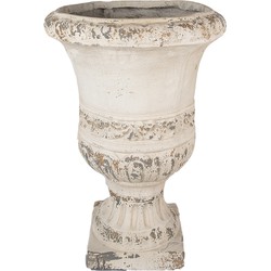 Clayre & Eef Bloempot Ø 46x68 cm Beige Keramisch materiaal Bloempot