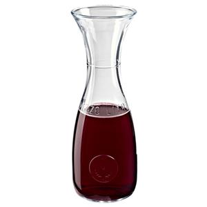 Bormioli Rocco Glazen karaf Misura met vulstreepje; 600ml, 8.4x23.5 cm (ØxH); transparant; rond; 0.5 l vulstreepje, 12 stuk / verpakking
