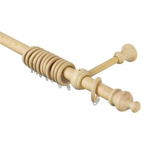 Praxis Gordijnroede Set Deko Grenen 160cmx28mm