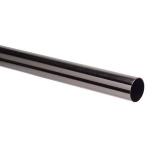 DecoMode Gordijnroede Zwart Nikkel 160cm 28mm