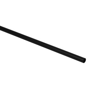 Praxis Gordijnroede Zwart 20mm 200cm