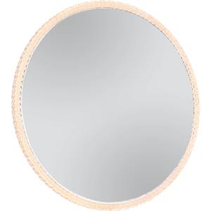 BES LED LED Badkamerspiegel - Trion Aluna - Rond - IP44 - Touch Schakelaar - 18W - Aanpasbare Kleur - Spiegelglas