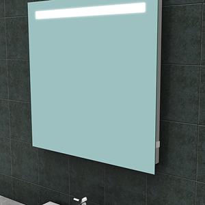 Wiesbaden Tigris Badkamerspiegel met LED - Stopcontact - Vierkant - 80x80cm