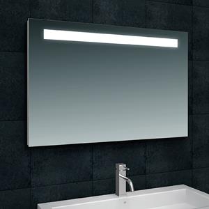 Wiesbaden Tigris Badkamerspiegel met LED - Rechthoek - 100x80cm
