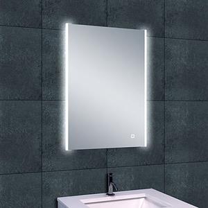 Wiesbaden Duo Badkamerspiegel met LED - Dimbaar - Spiegelverwarming - Rechthoek - 52x70cm