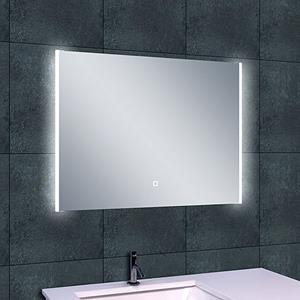 Wiesbaden Duo Badkamerspiegel met LED - Dimbaar - Spiegelverwarming - Rechthoek - 82x60cm