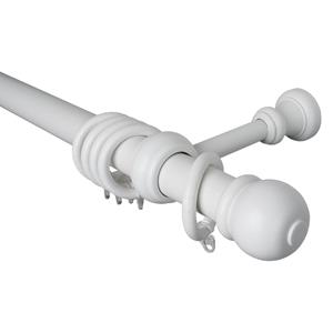 Praxis Gordijnroede Set Oslo Wit 150cmx35mm