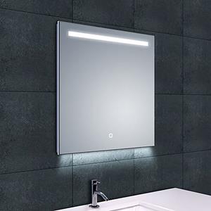 Wiesbaden Ambi One Badkamerspiegel met LED - Dimbaar - Spiegelverwarming - Vierkant - 60x60cm