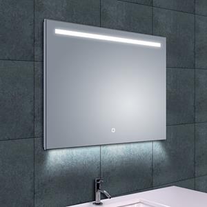 Wiesbaden Ambi One Badkamerspiegel met LED - Dimbaar - Spiegelverwarming - Rechthoek - 80x60cm