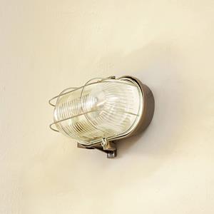 PRIOS buitenwandlamp, grijs, kunststof, IP44