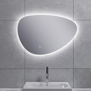 Wiesbaden Uovo Badkamerspiegel met LED - Dimbaar - Ovaal - 60cm