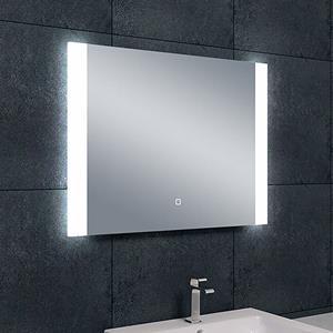 Wiesbaden Sunny Badkamerspiegel met LED - Dimbaar - Spiegelverwarming - Rechthoek - 80x60cm