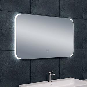 Wiesbaden Bracket Badkamerspiegel met LED - Dimbaar - Spiegelverwarming - Rechthoek - 100x60cm