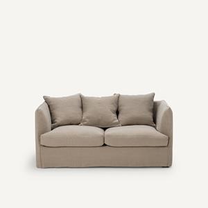 AM.PM Bank in stonewashed linnen, 2-zit, Néo Chiquito