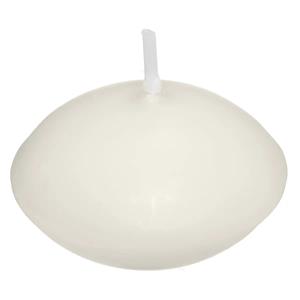 Atmosphera Drijfkaarsen - ivoor wit - 6x stuks - dia 4.5 cm - 3.5 branduren - paraffine -