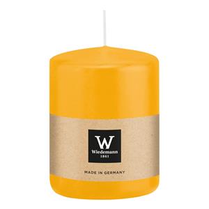 Wiedemann Cilinderkaars/stompkaars - geel - 6 x 8 cm - 29 branduren -