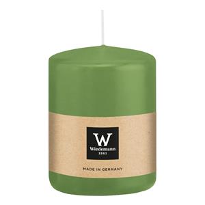 Wiedemann Cilinderkaars/stompkaars - lichtgroen - 6 x 8 cm - 29 branduren -