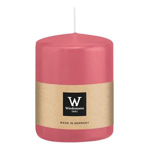 Wiedemann Cilinderkaars/stompkaars - roze - 6 x 8 cm - 29 branduren -