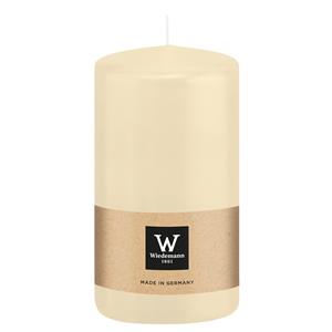 Wiedemann Cilinderkaars/stompkaars - creme wit - 12 x 6 cm - 33 branduren -