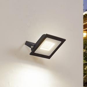 PRIOS LED buitenspot Maikel, 50W, 4000lm, aluminium
