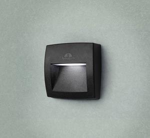 Fumagalli Buitenwandlamp Lorenza zwart/helder 15 cm, R7s CCT kunsthars