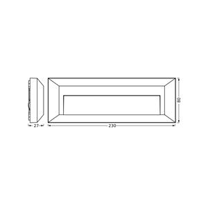 LEDVANCE LED buitenwandlamp Endura Style Ivan, donkergrijs