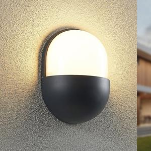 LINDBY Dianko LED buitenwandlamp, rond