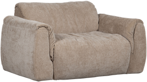 Woood Baggy Loveseat - 3D Chenille - Zand - 81x138x101
