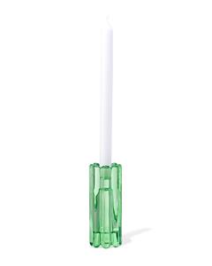 HEMA Kandelaar M Glas Ribbel Groen (groen)
